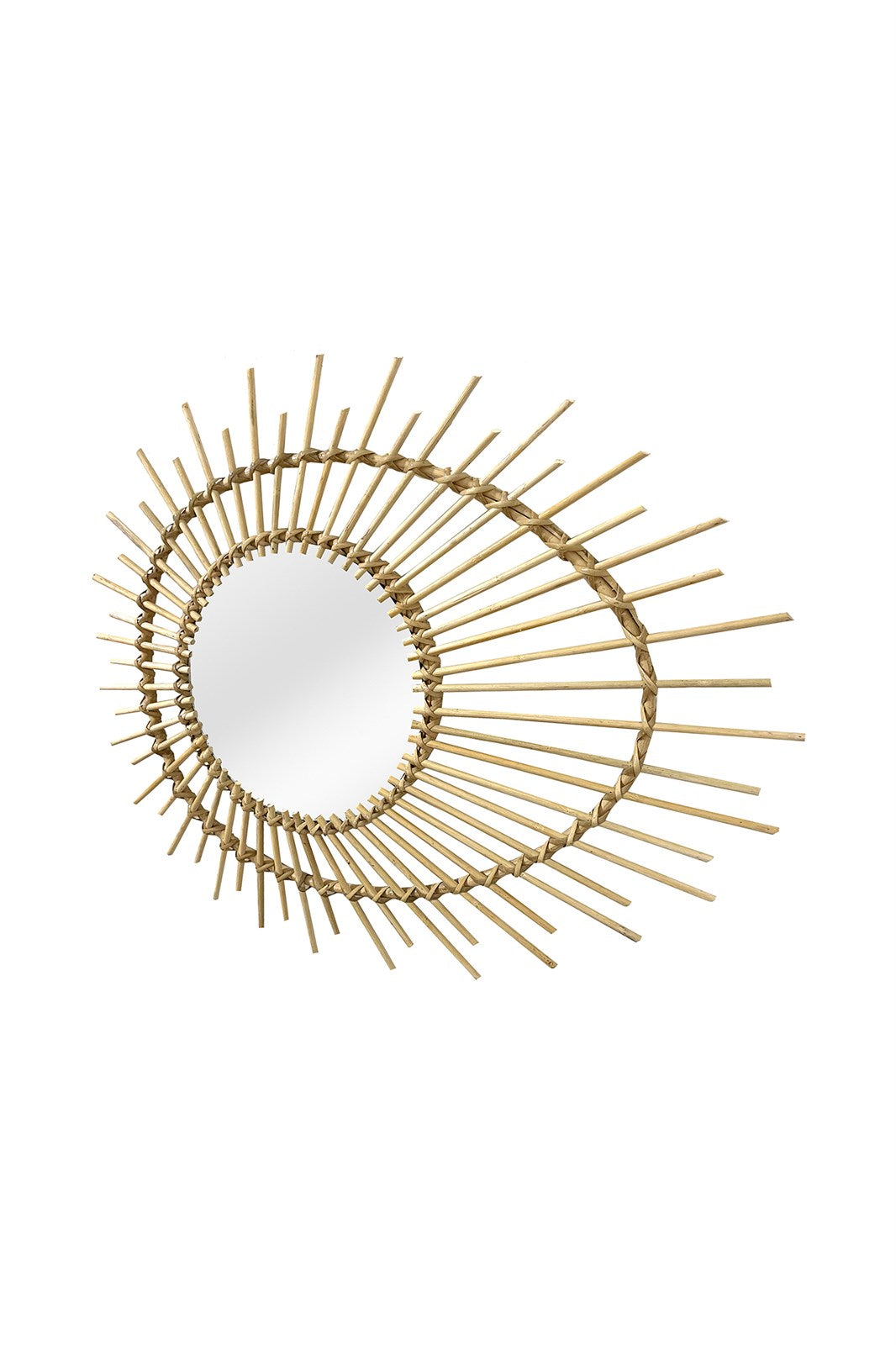 kayoom-rattan-spiegel-aina-125-runder-wandspiegel-mit-rattanrahmen image 3