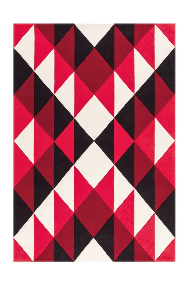 kayoom-joy-4130-bunter-motivteppich-modernes-farbdesign-pflegeleichter-acrylflor image 1