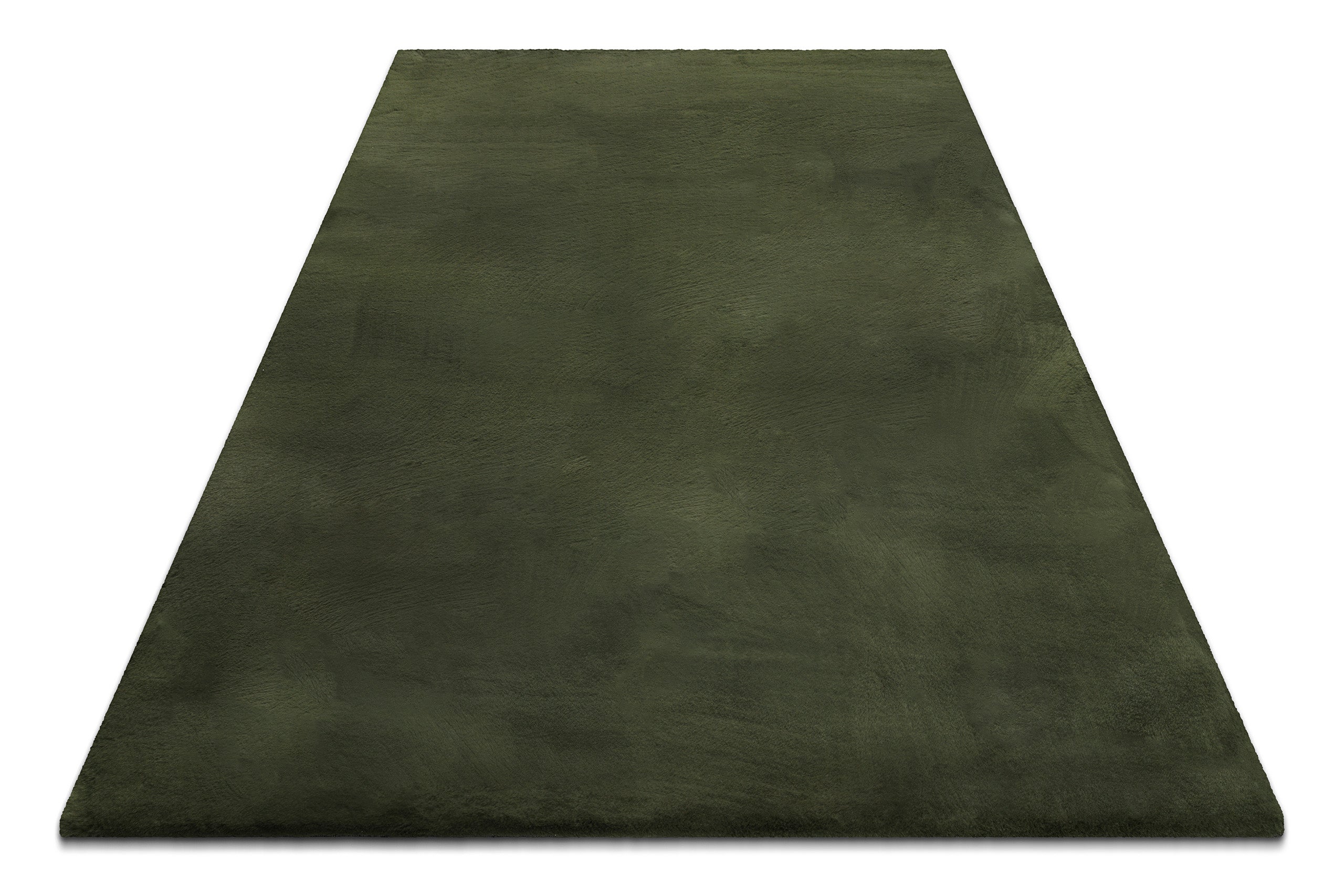 weconhome-basics-anna-kunstfell-teppich-olive-flauschig image 4