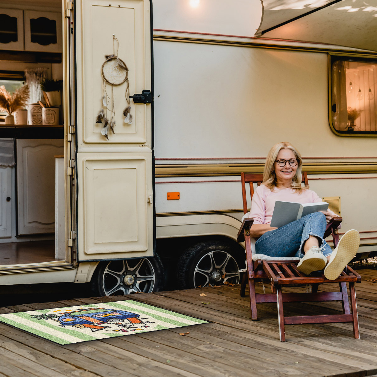 salonloewe-camper-s-universe-eingangsmatte-50-x-75-cm-schmutzfangmatte-mit-campi image 3
