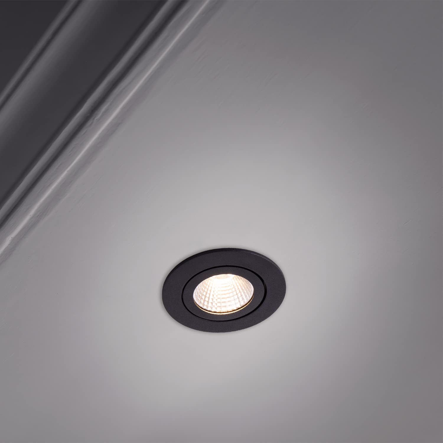 paco-home-led-einbaustrahler-schwenkbar-deckenspot-schwarz image 2
