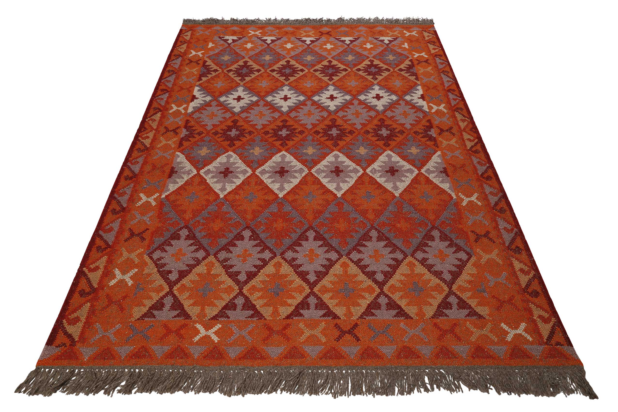 weconhome-kelim-teppich-rostrot-aus-wolle-pierre-green-looop-handgewebt-goodweav image 3