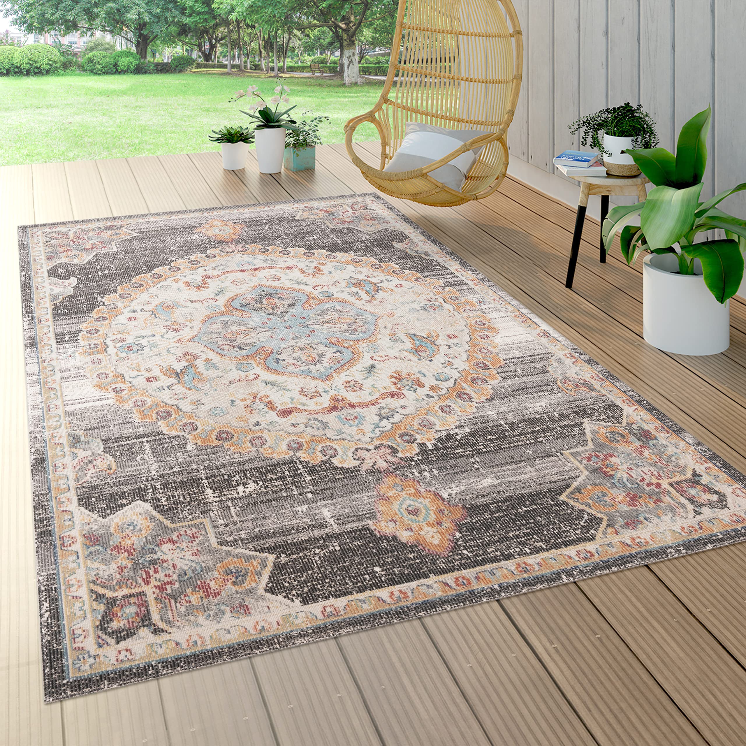 paco-home-aachen-in-outdoor-teppich-60x100-cm-blau-orient-kurzflor image 7
