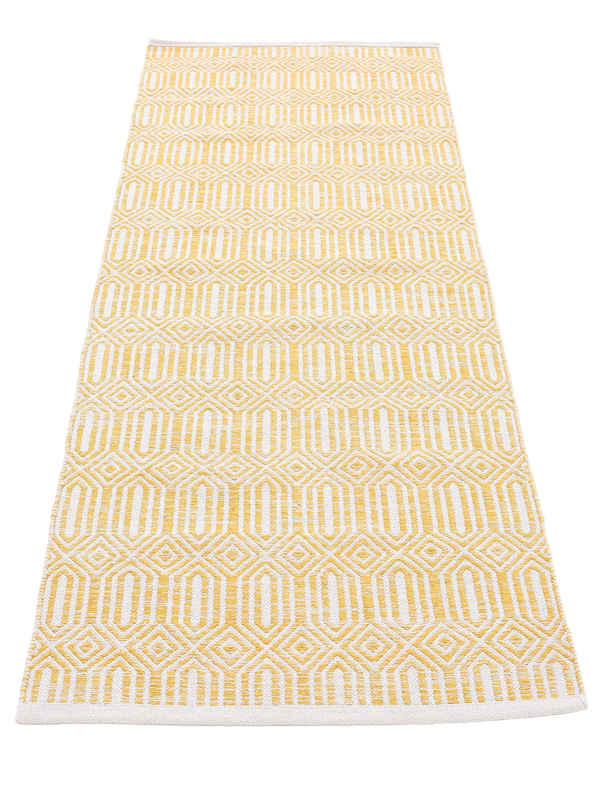 carpetfine-kelim-oregan-l-ufer-gelb-75x300-cm-flachgewebe-baumwolle image 3
