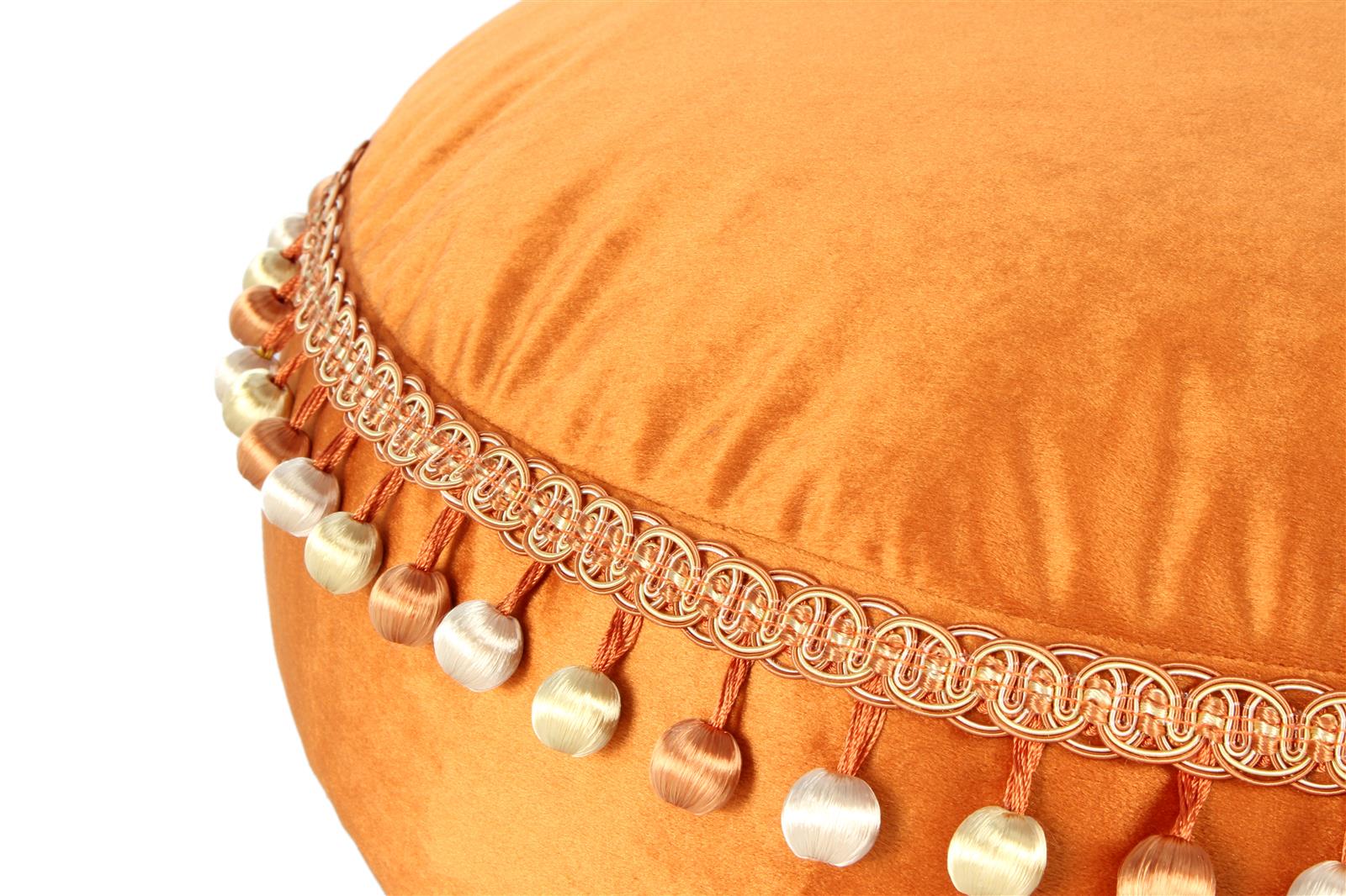 kayoom-taj-mahal-425-pouf-orientalischer-sitzhocker-mit-samtiger-oberfl-che-und- image 2