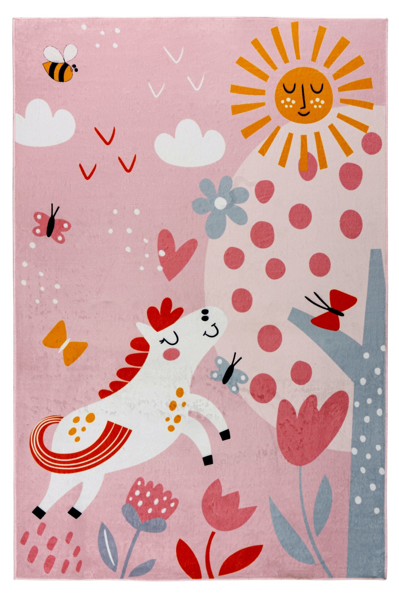 kayoom-wonder-126-kinderzimmerteppich-in-rosa-6-mm-kurzflor image 6