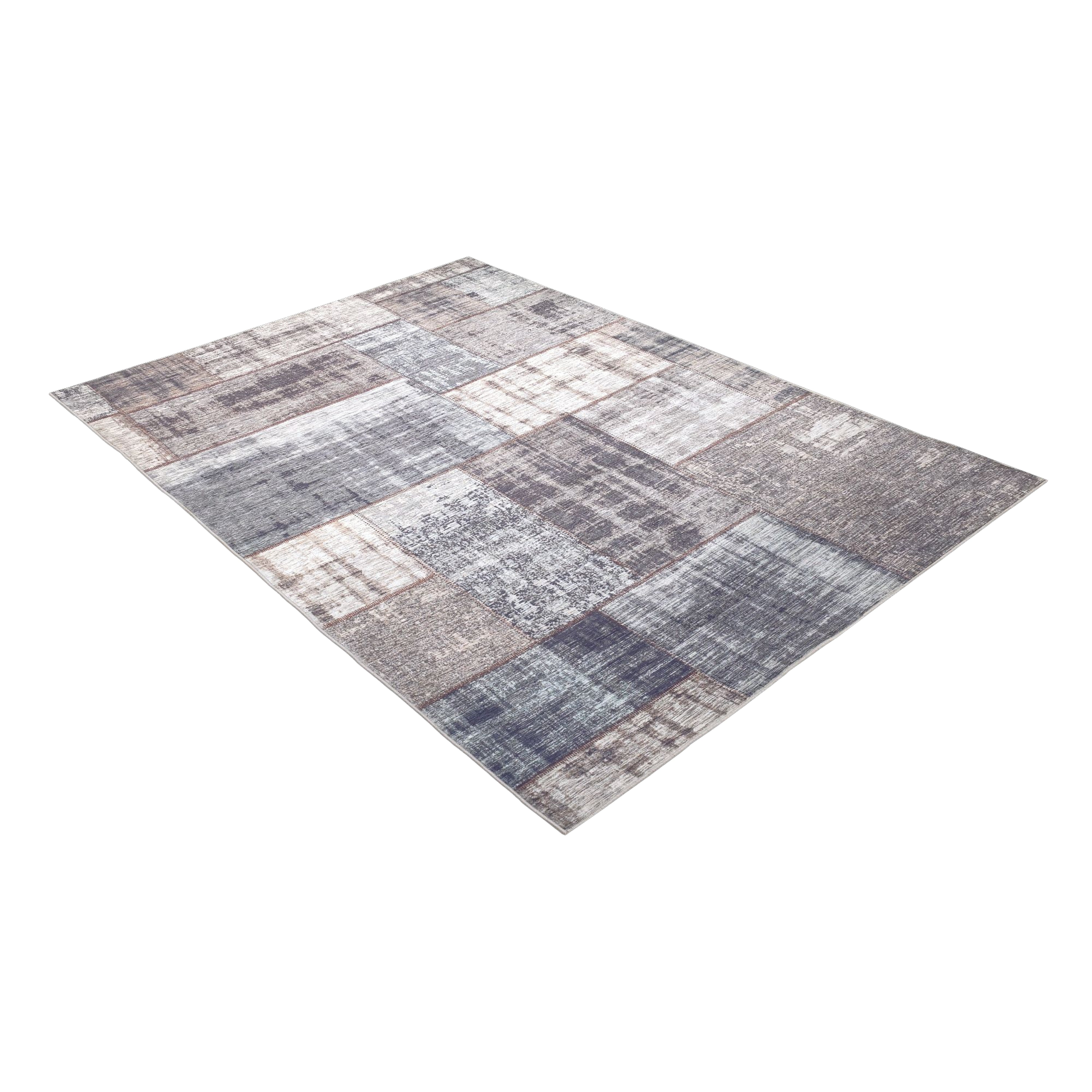 kayoom-visionary-131-taupe-moderner-kurzflorteppich-6-mm-flor-polyester-baumwoll image 2