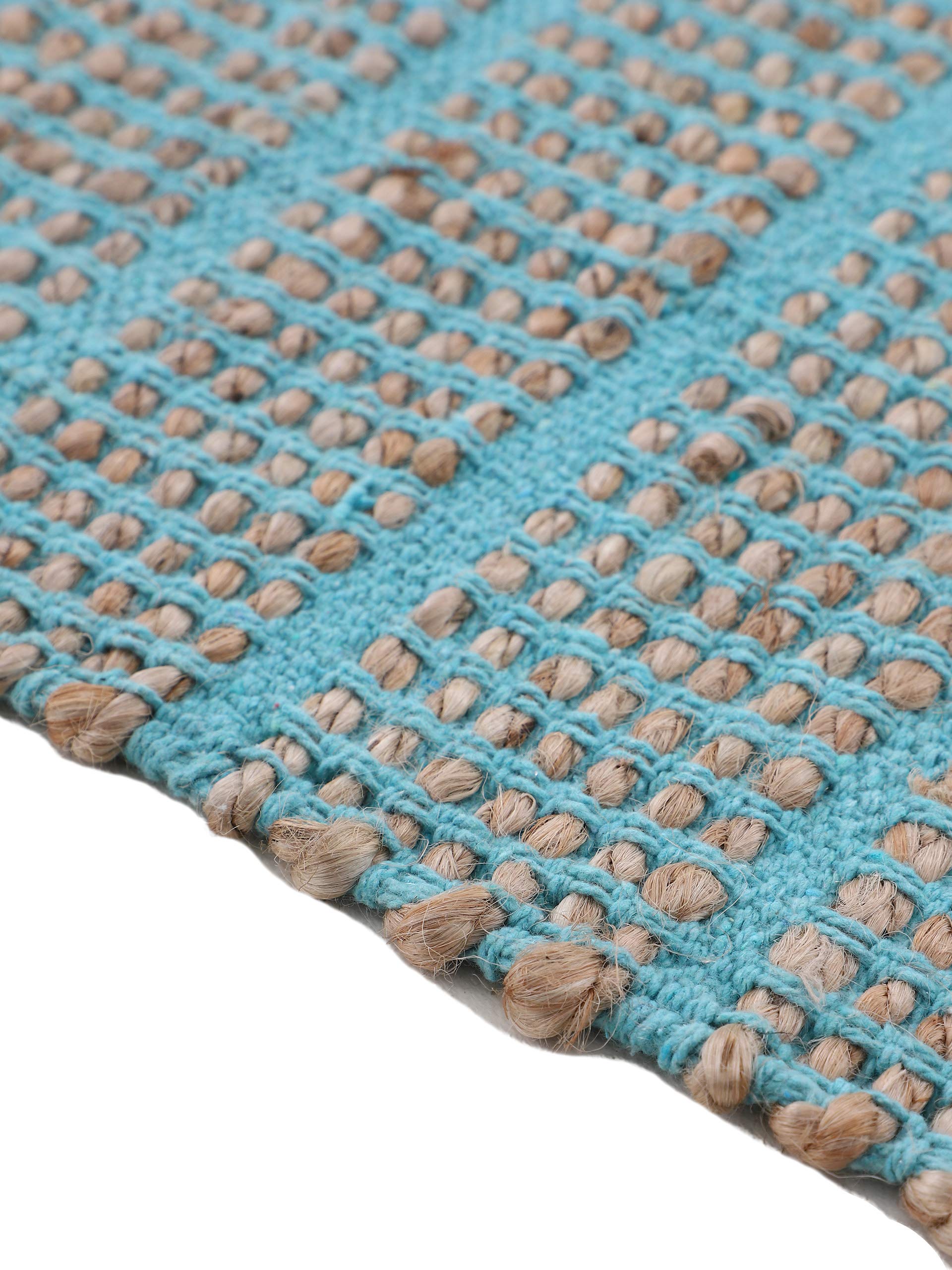 carpetfine-lara-juteteppich-t-rkis-140x200-cm-rechteckig image 4