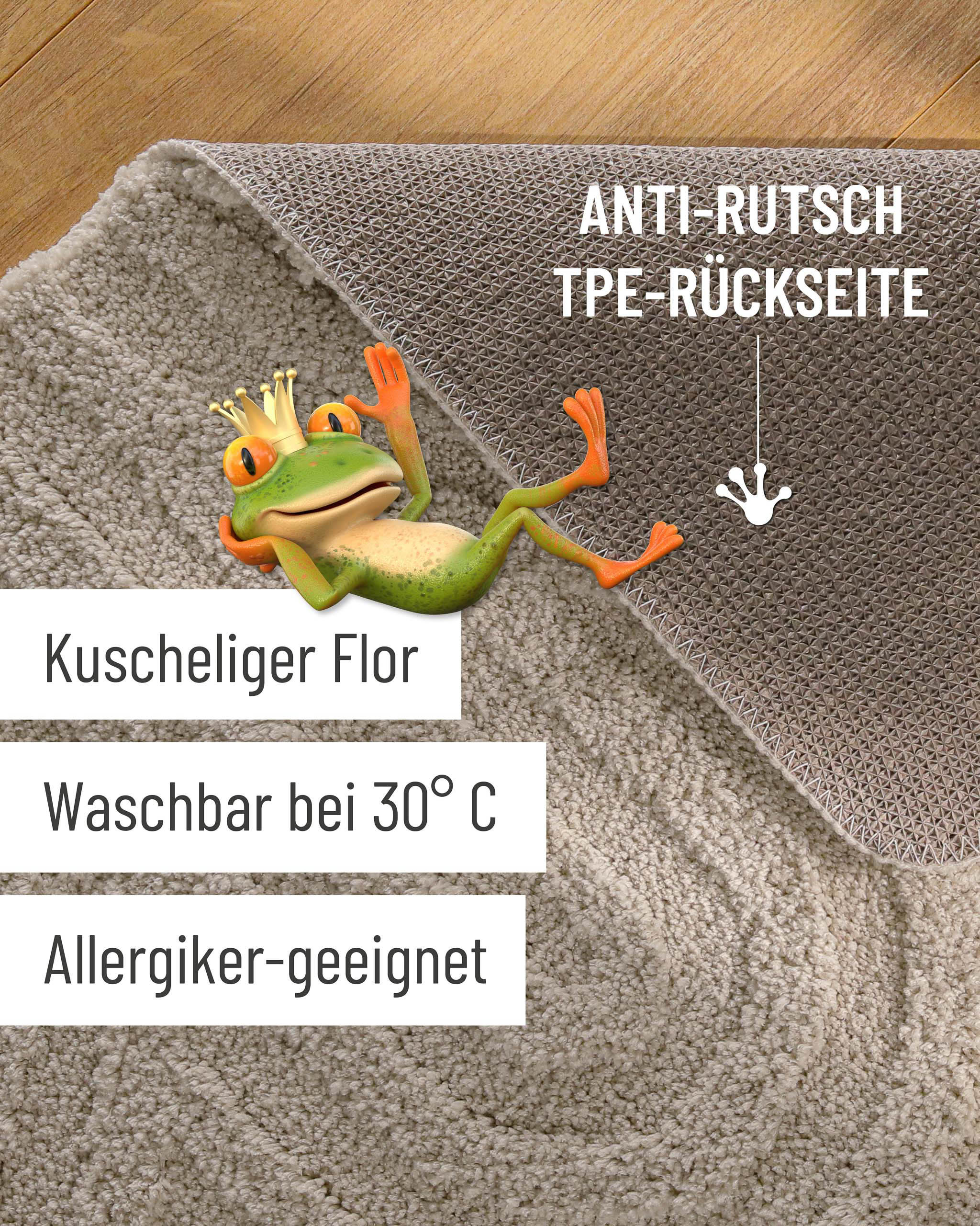 weconhome-bathking-fiete-badteppich-seiden-grau-rutschhemmend-waschbar-bei-30-c image 3