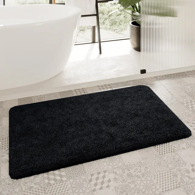 homie-living-by-weconhome-badteppich-porto-azzurro-anthrazit-schwarz-getufteter- image 1