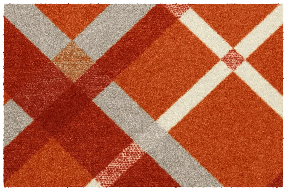 salonloewe-bente-teppich-50-x-75-cm-terra-red-vielseitige-schmutzfangmatte image 1