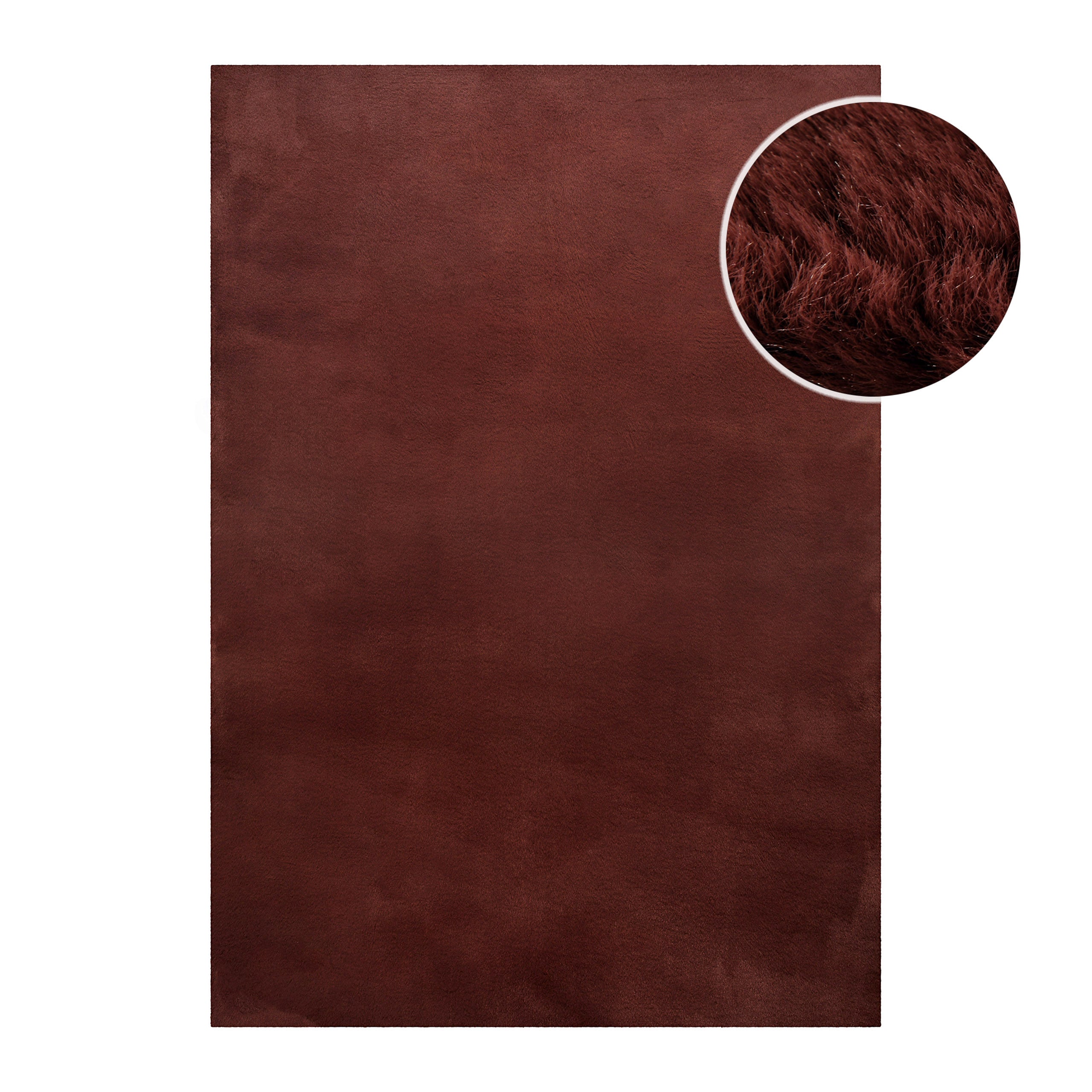 weconhome-basics-kunstfell-teppich-anna-bordeaux-flauschig-weich-getuftet-rechte image 1