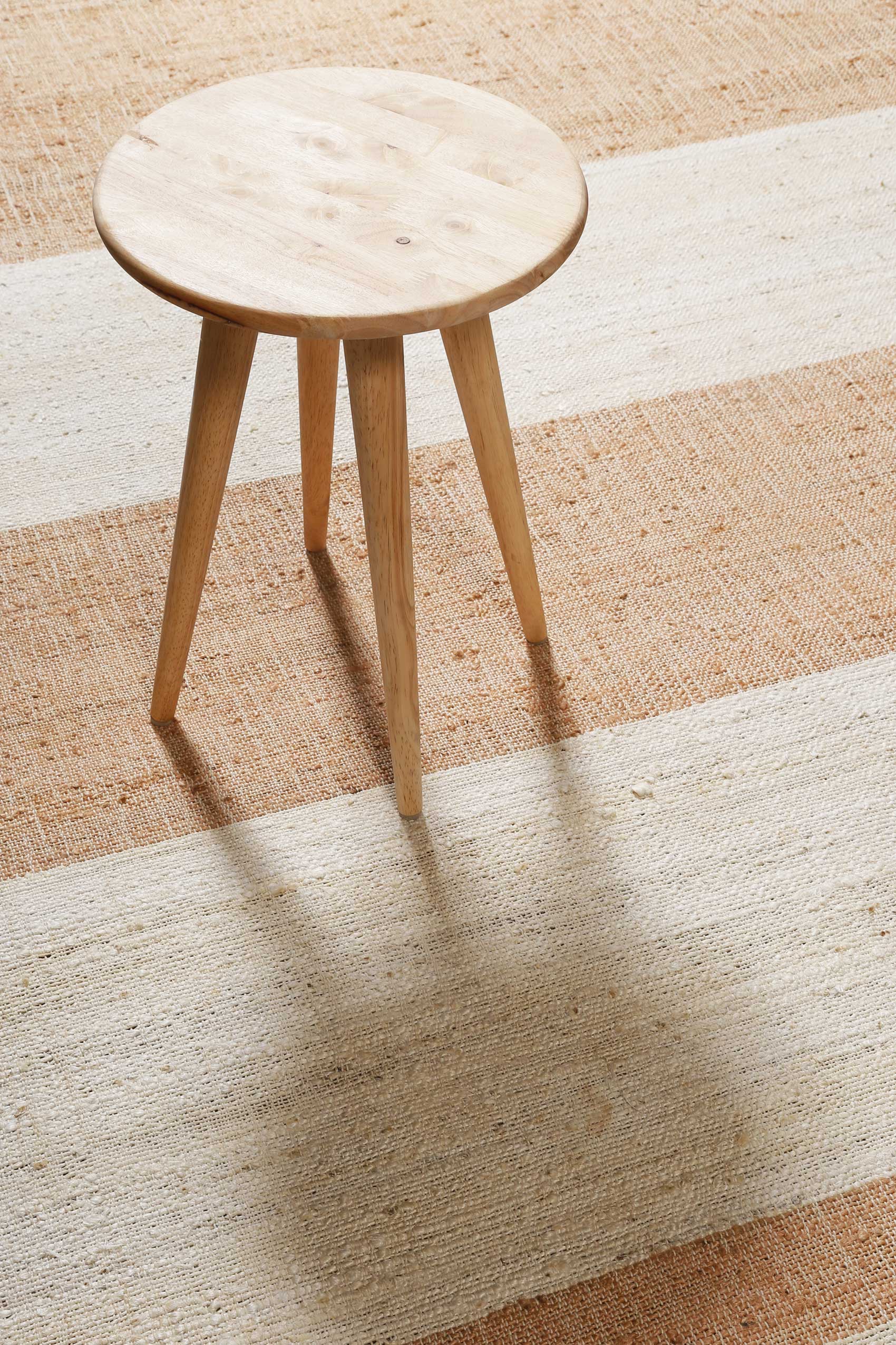 green-looop-by-weconhome-handwebteppich-vante-in-creme-beige-cognac-kurzflor-aus image 5