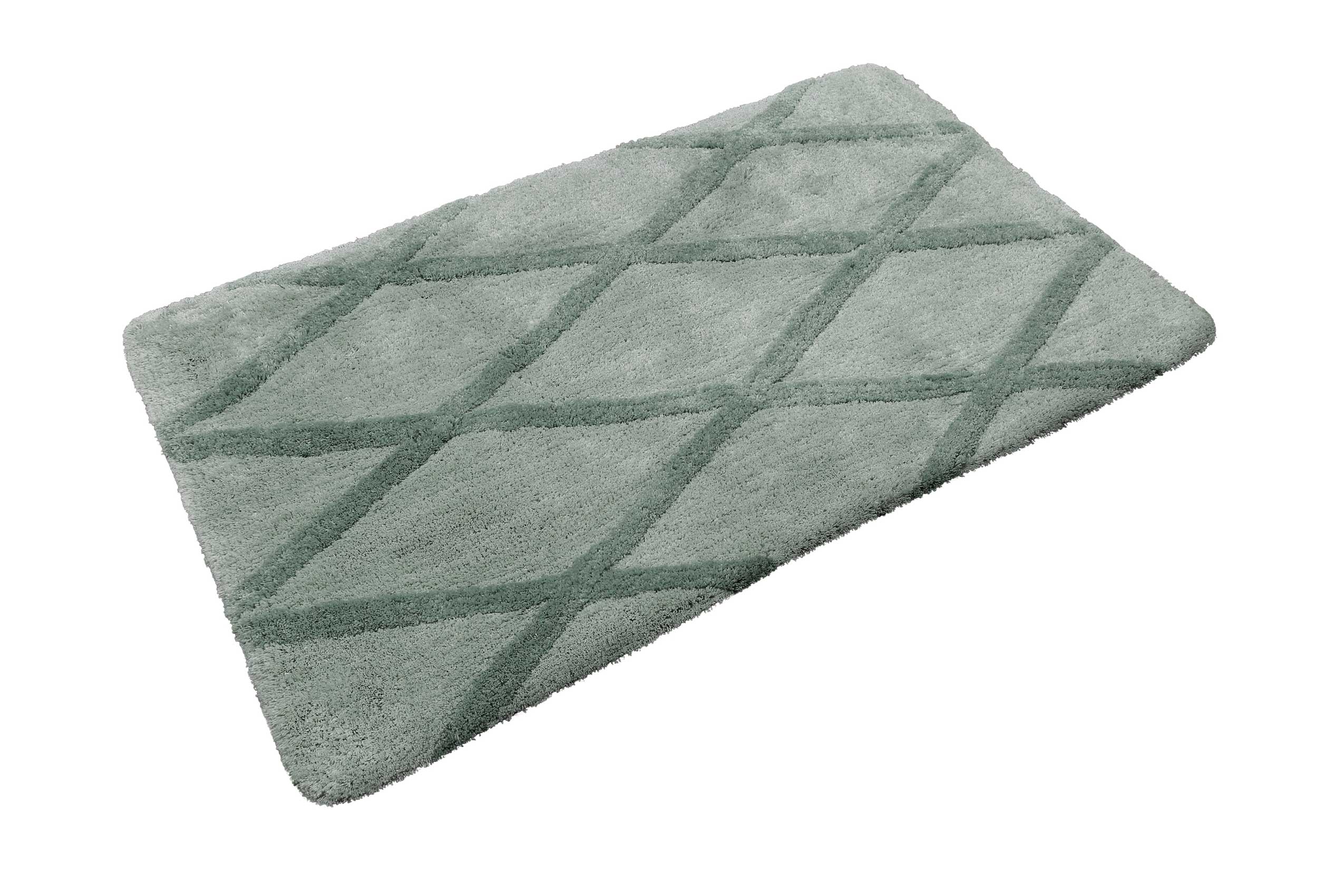 weconhome-homie-living-san-bosa-badteppich-gr-n-rauten-hochflor image 4