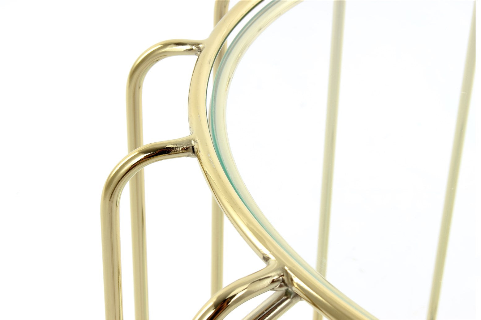kayoom-beistelltisch-shirley-110-offener-couchtisch-mit-metallgestell-und-glaspl image 2