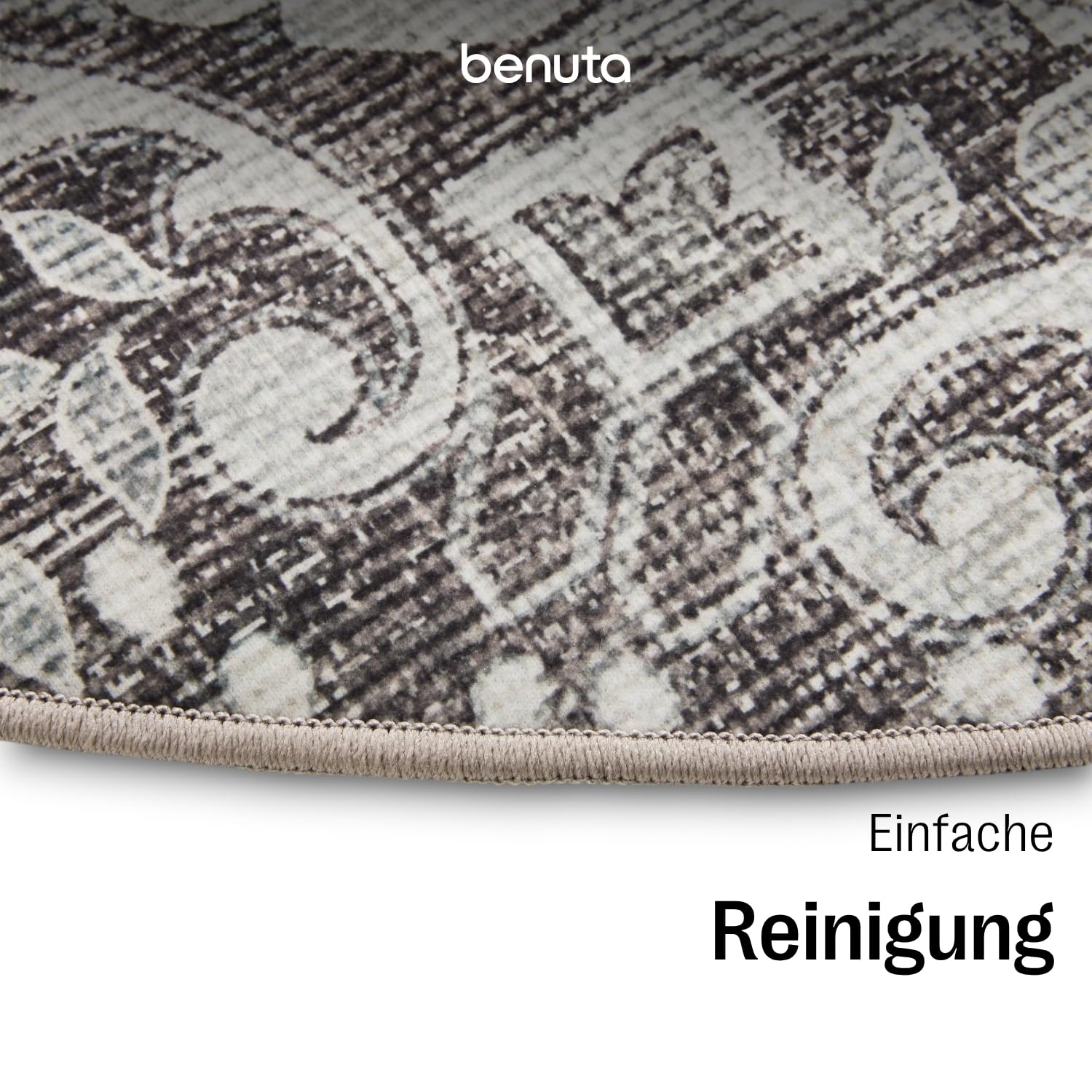 benuta-basic-waschbarer-teppich-george-schwarz-grau-120-cm-rund-kunstfaser-vinta image 5