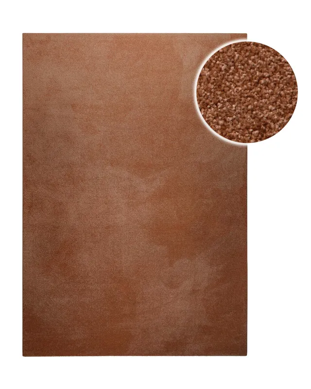 weconhome-basics-kurzflorteppich-freja-ziegel-rot-terracotta image 1