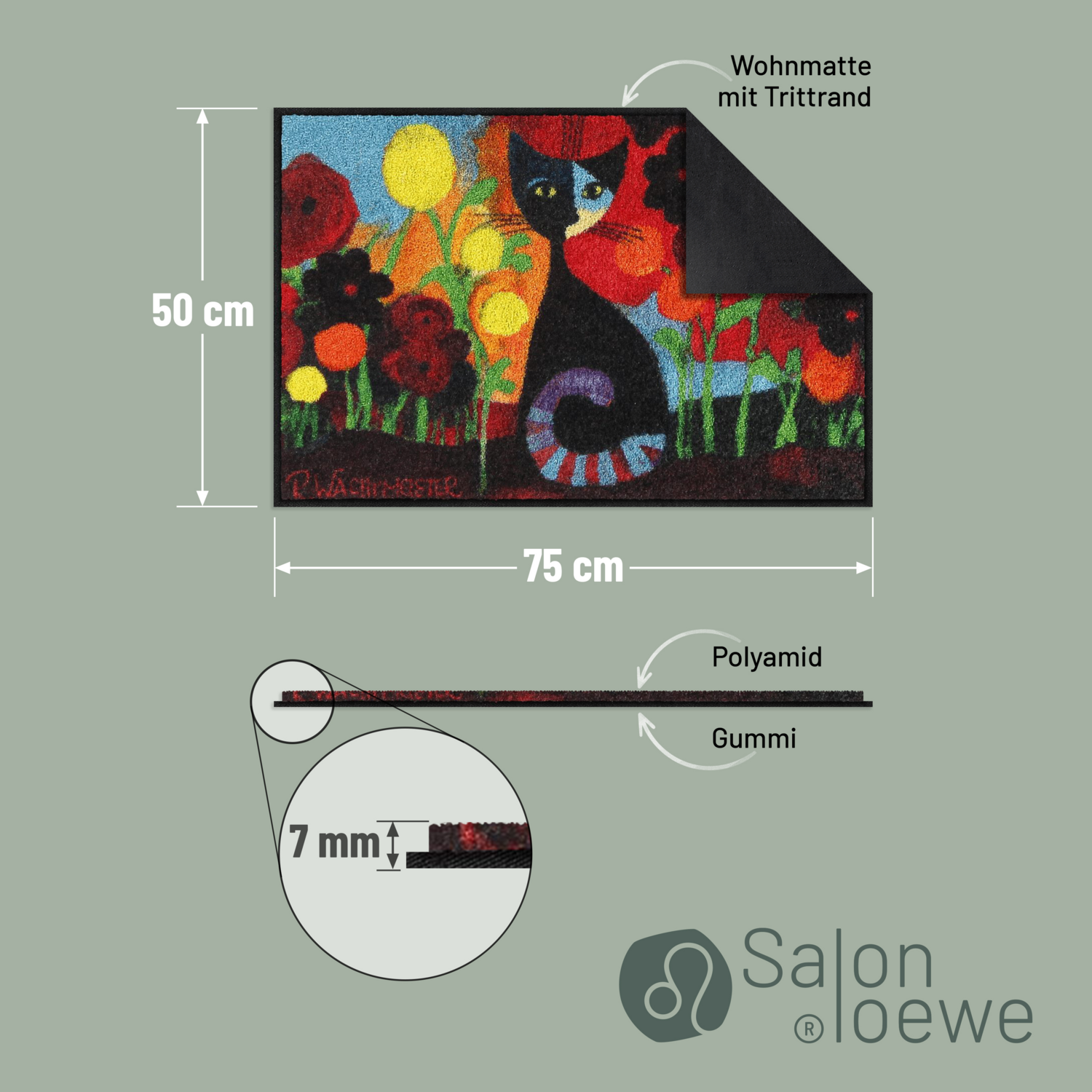 salonloewe-candela-eingangsmatte-50-x-75-cm-bunte-katze-schmutzfangmatte-made-in image 4