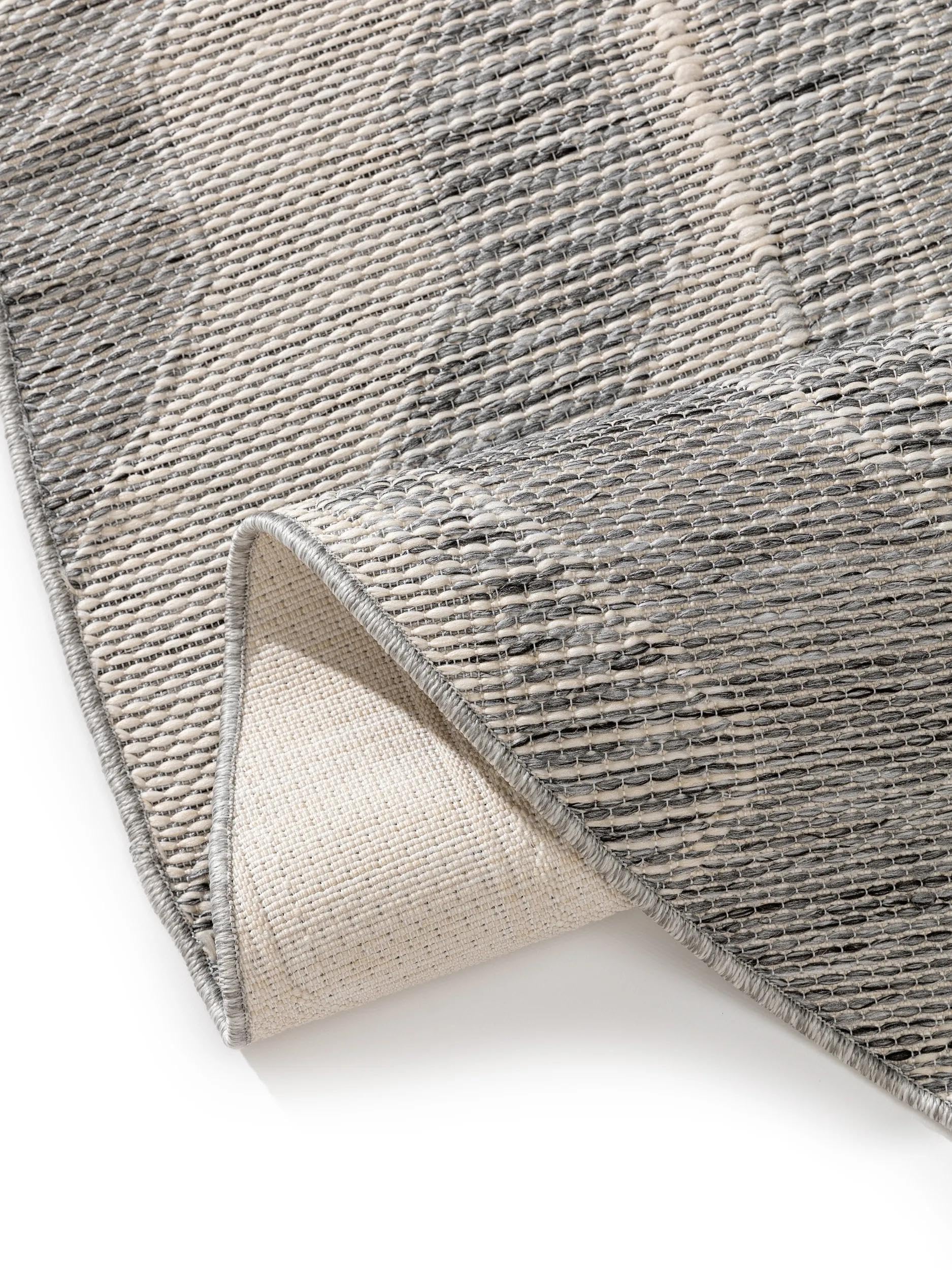 benuta-nest-teppich-bronco-grau-160-cm-rund-polyester-in-outdoor-geometrisch-pfl image 6