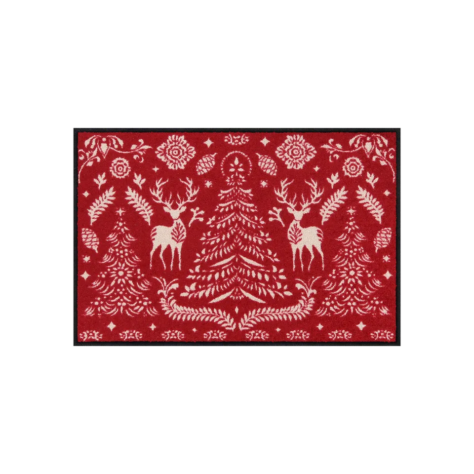 salonloewe-scandi-forest-red-eingangsmatte-50-x-75-cm image 1