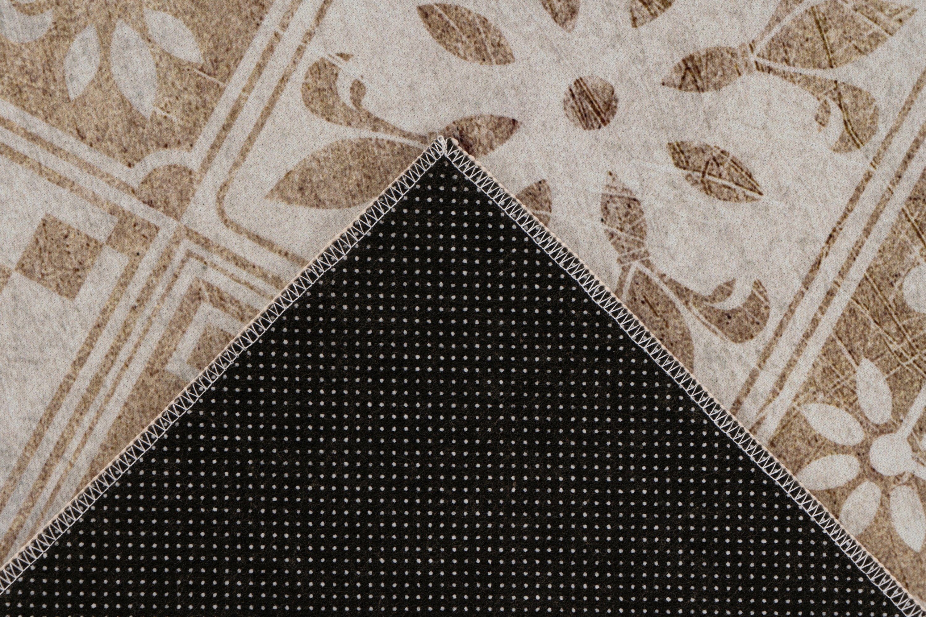 kayoom-vulcano-125-beige-60-x-180-cm-kompakter-kurzflorteppich-mit-6-mm-florh-he image 5