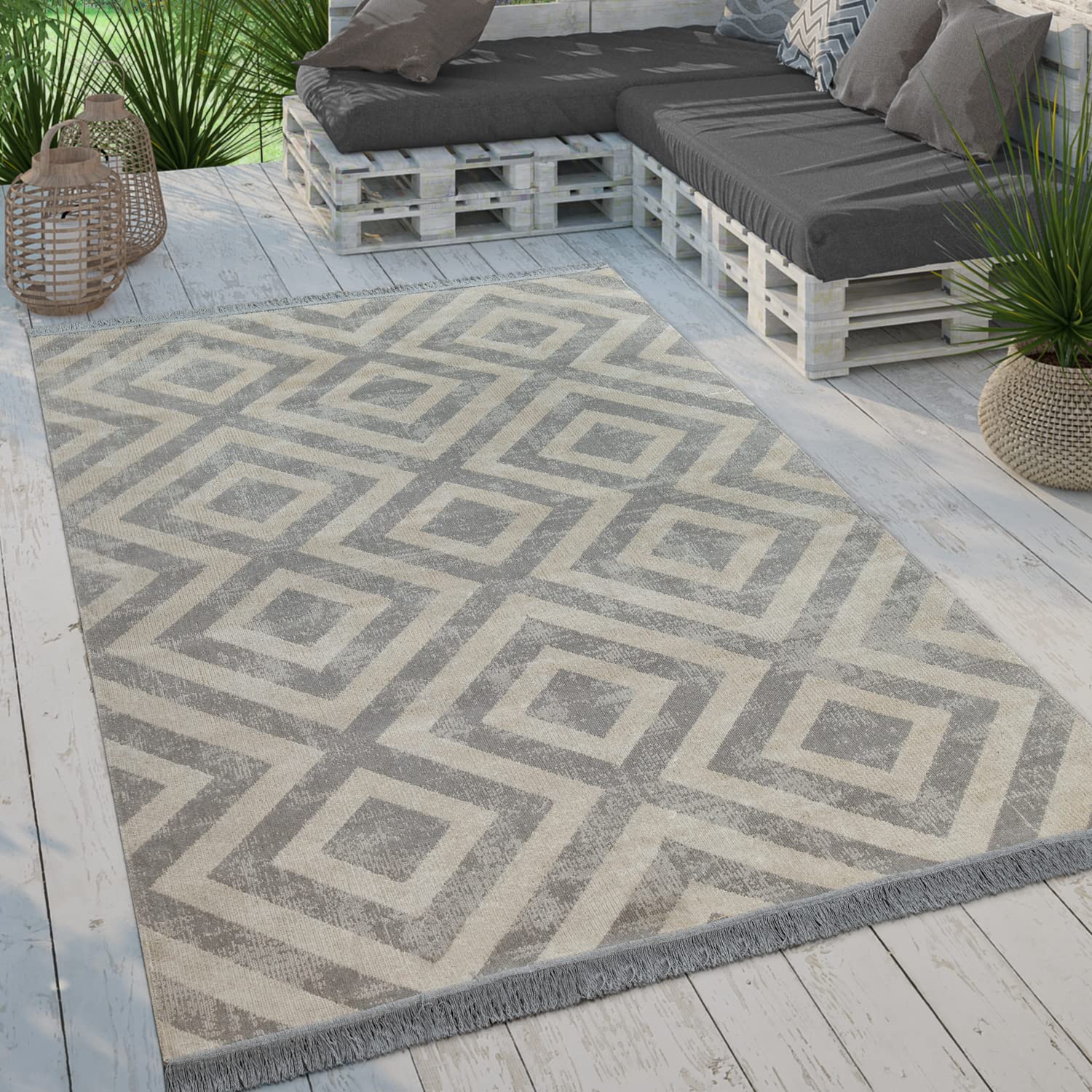 paco-home-aachen-outdoor-teppich-60x100-cm-grau-wei-rauten-flachgewebe image 1