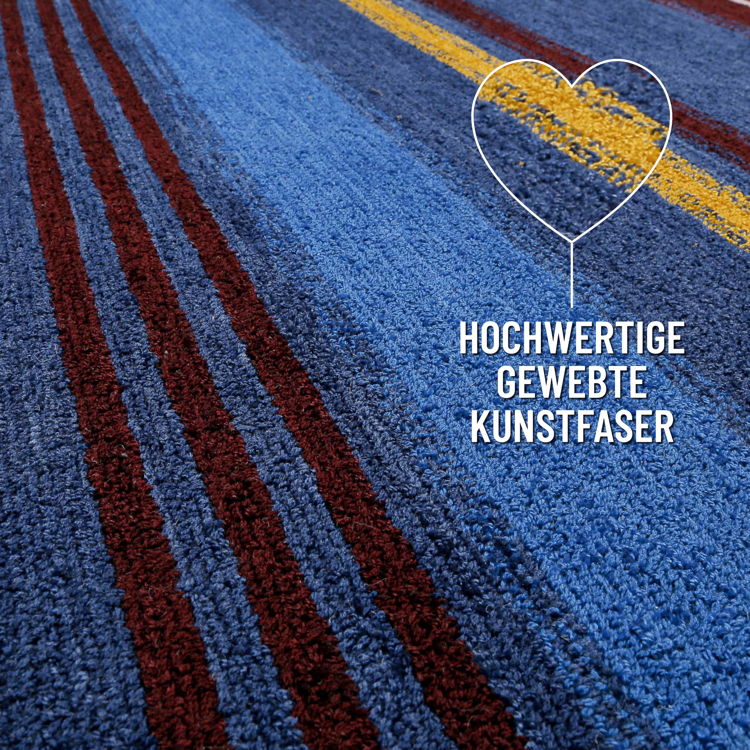 weconhome-kurzflorteppich-petrol-bunt-gestreift-handgetuftet-50-rabatt image 7