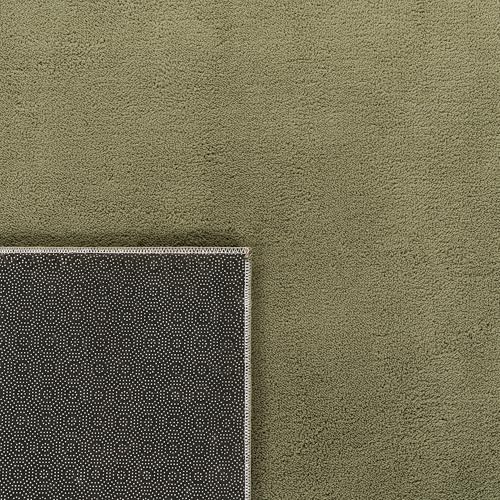 paco-home-kuschelteppich-kurzflor-80x300-cm-hellgr-n-waschbar-flauschig-rutschfe image 8