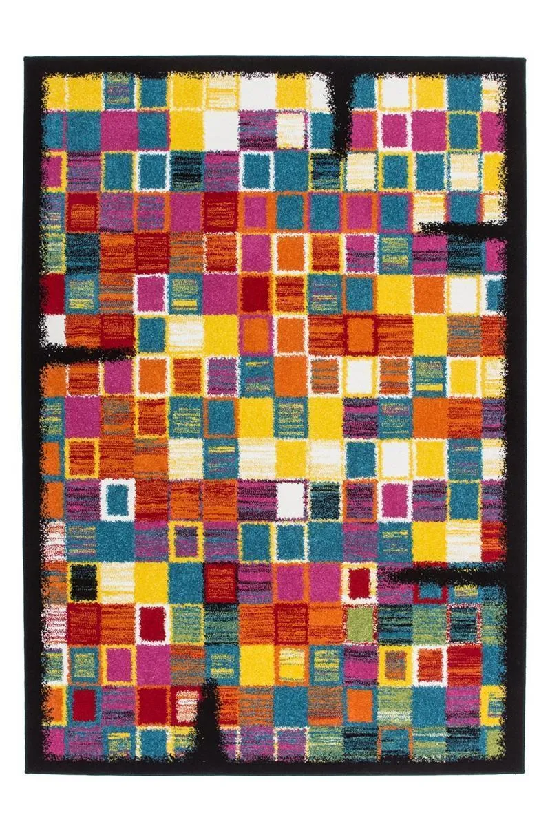 kayoom-guayama-275-kurzflorteppich-lebendige-farben-heatset-fris-e-verfahren-pfl image 1