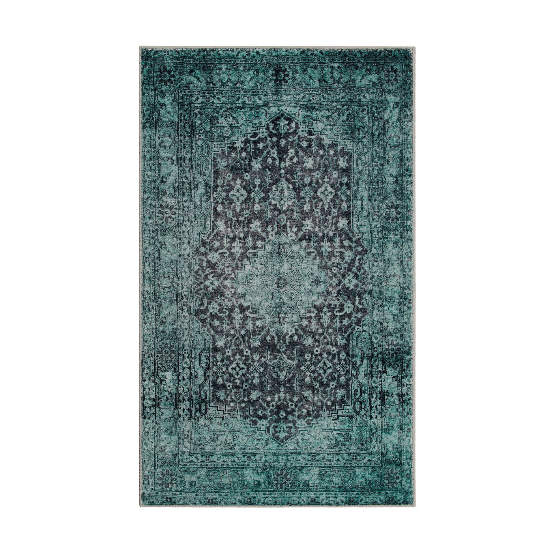 weconhome-badteppich-gr-n-ralph-vintage-oriental-eckig image 2