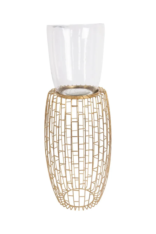 kayoom-kerzenst-nder-malibu-825-windlicht-mit-metallgestell-und-glas image 1