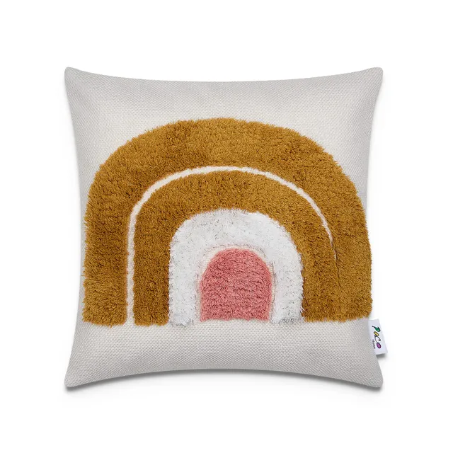 paco-home-boho-kissenbezug-mit-quastenfransen-rot-single image 1