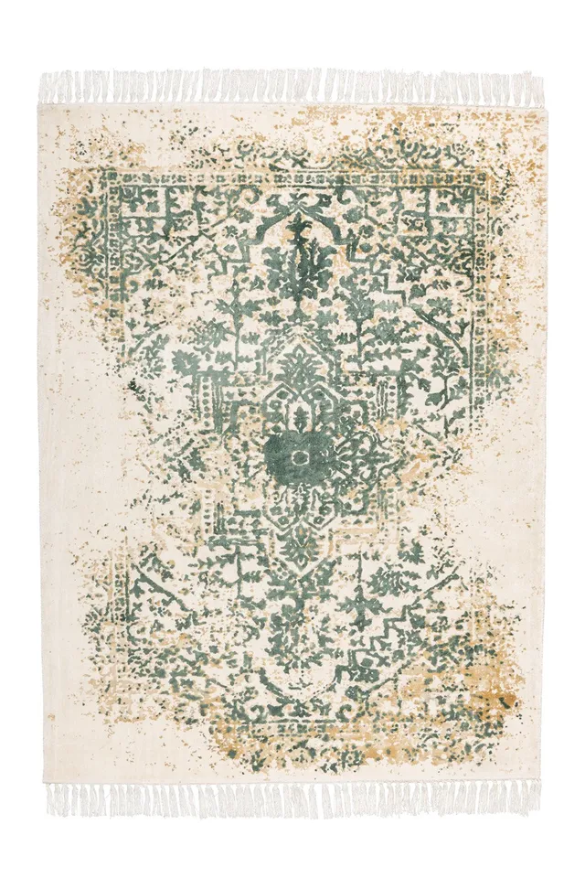 kayoom-dolce-vita-425-vintage-teppich-aus-viskose-flachflor image 1