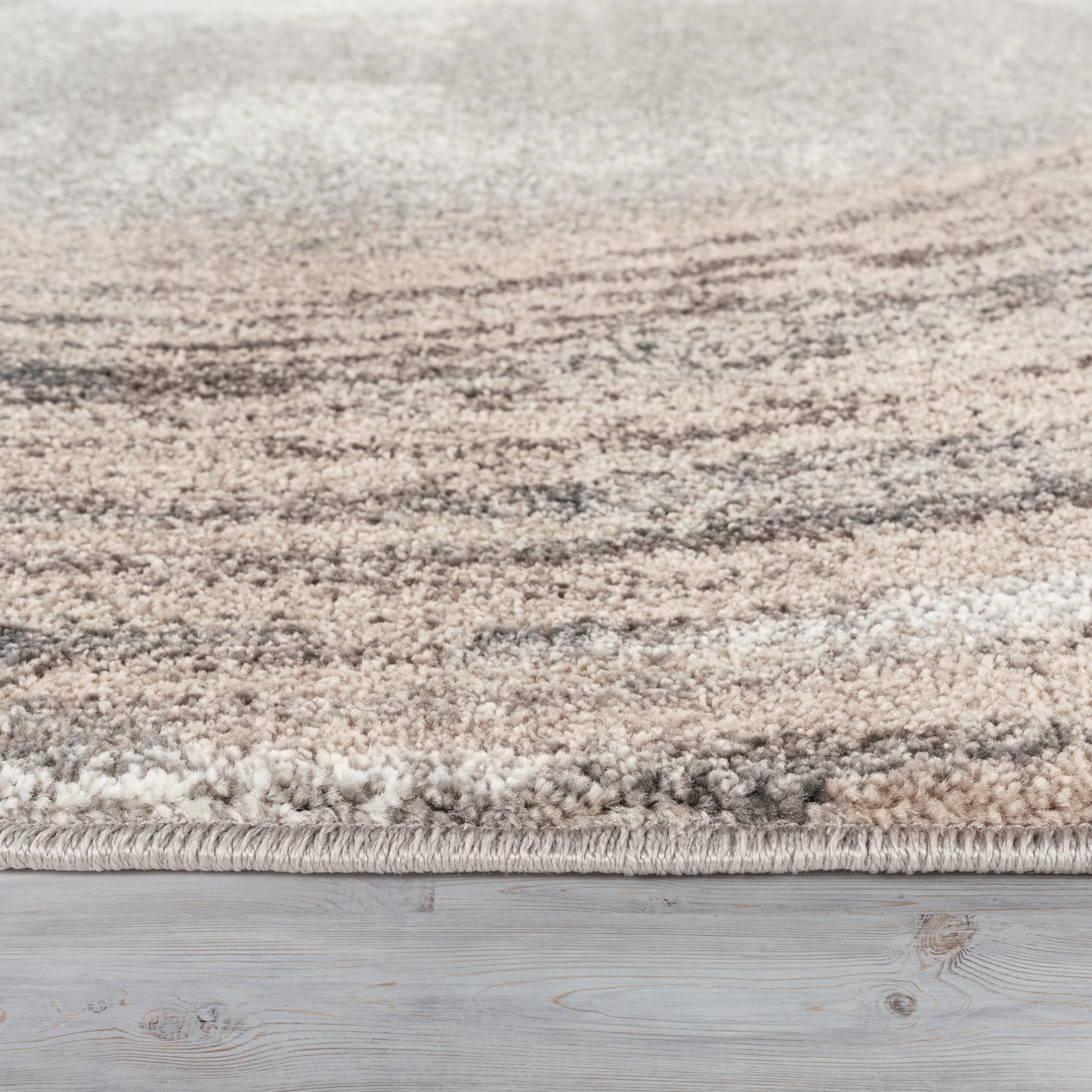 paco-home-kurzflor-teppich-160x230-cm-beige-3-vintage-pastell-abstrakt image 2