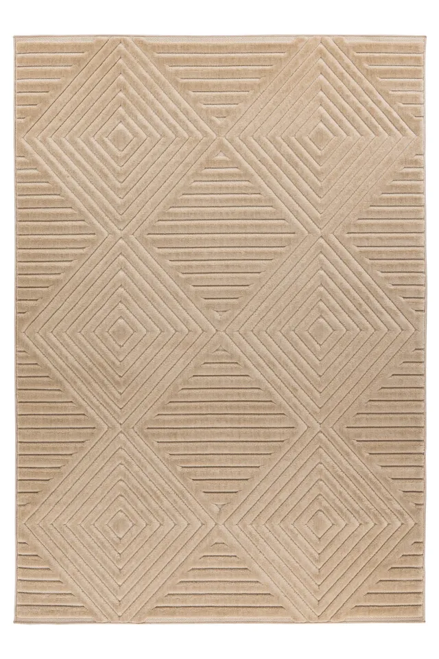 kayoom-beaver-125-kurzflorteppich-beige-11-mm-florh-he-1100-g-m-polypropylen-f-r image 1