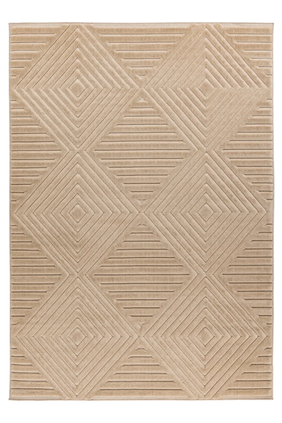 kayoom-beaver-125-kurzflorteppich-beige-11-mm-florh-he-1100-g-m-polypropylen-f-r image 1