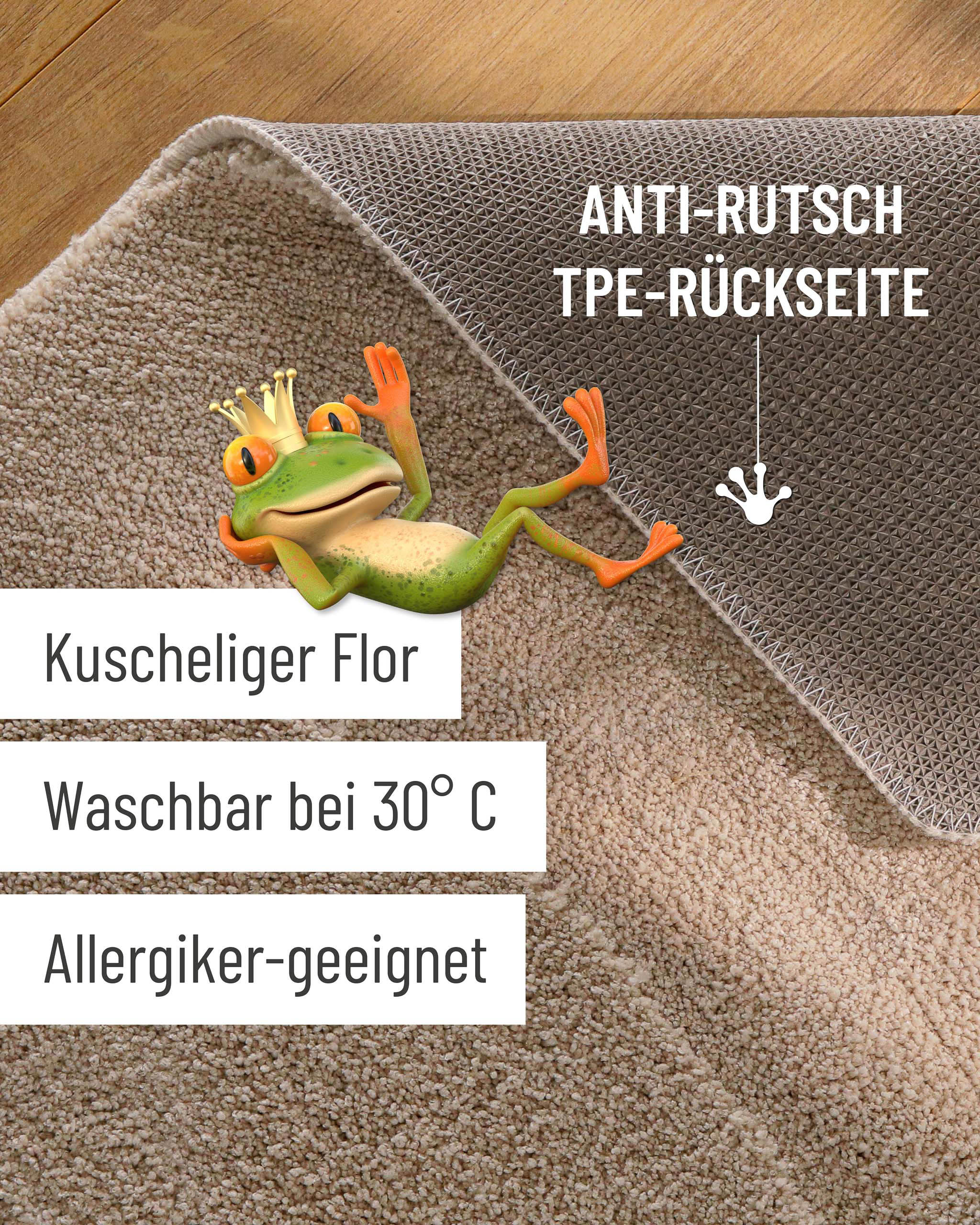 bathking-by-weconhome-marc-badteppich-sand-beige-rutschhemmend-waschbar image 3