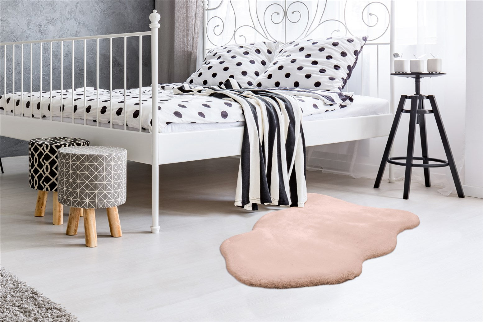 kayoom-rabbit-light-sheepskin-825-fellteppich-mit-kaninchenfell-haptik image 3