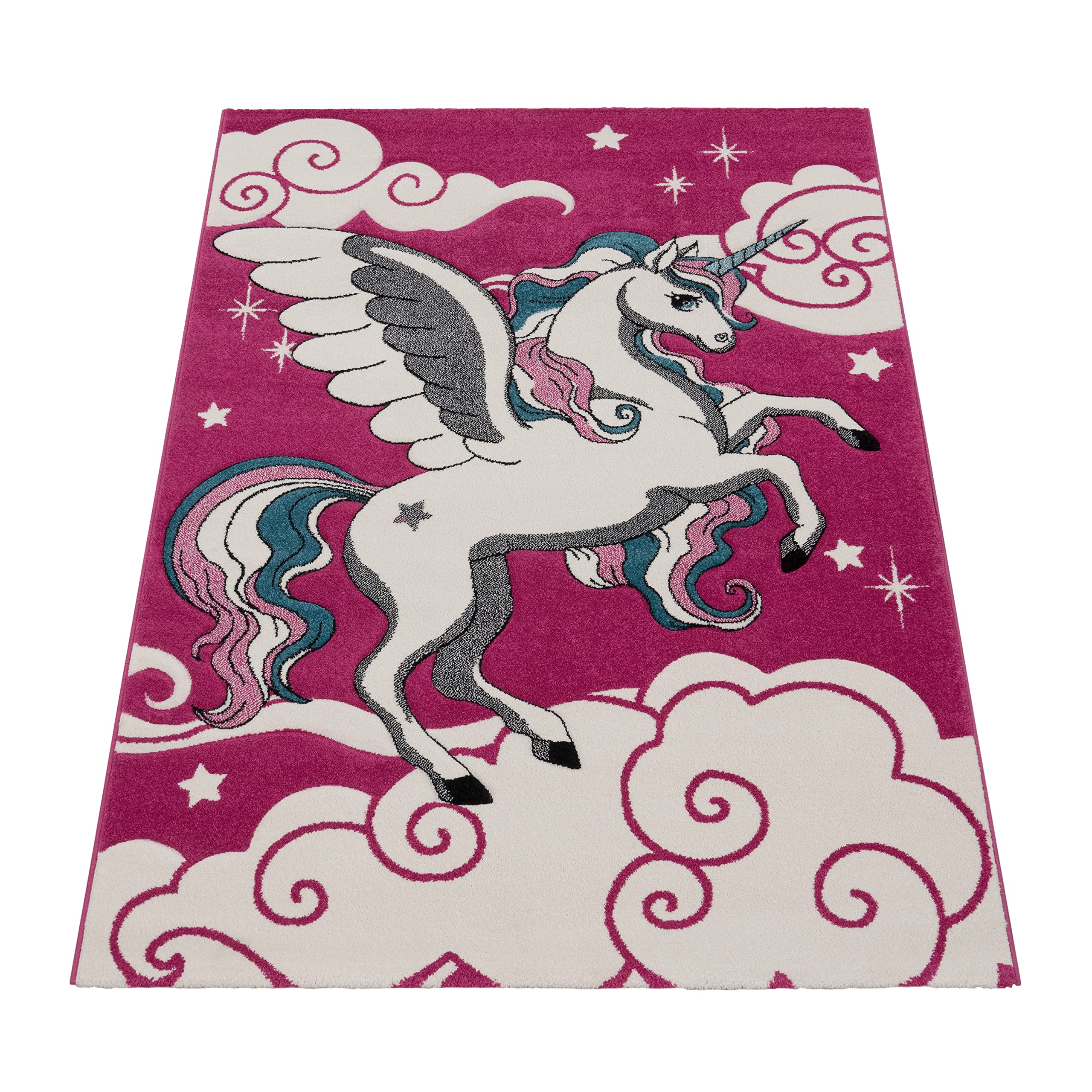 paco-home-kinderzimmer-teppich-das-kleine-einhorn-80x150-cm-pink-creme-t-rkis-po image 5