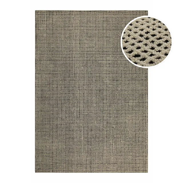hamptons-by-weconhome-kurzflor-teppich-twentynine-in-sand-beige-handgetufteter-t image 1