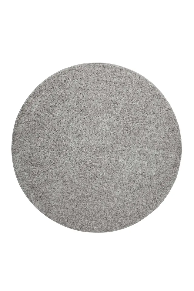 weconhome-basics-greta-hochflorteppich-rund-grau-gewebt-waschbar-bei-30-c-rutsch image 1