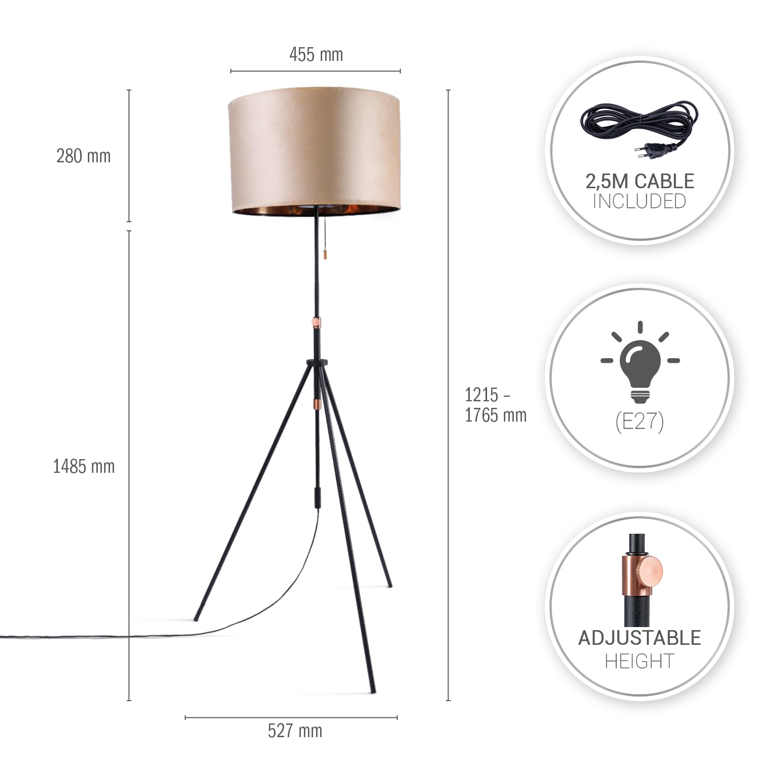 paco-home-stehlampe-stativ-velours-samt-e27-mit-zugschalter image 3