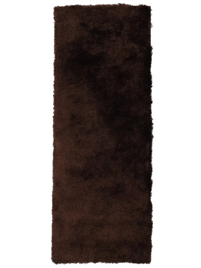 carpetfine-hochflorteppich-breeze-l-ufer-dunkelbraun-75x240-cm-shaggy-teppich-f- image 1