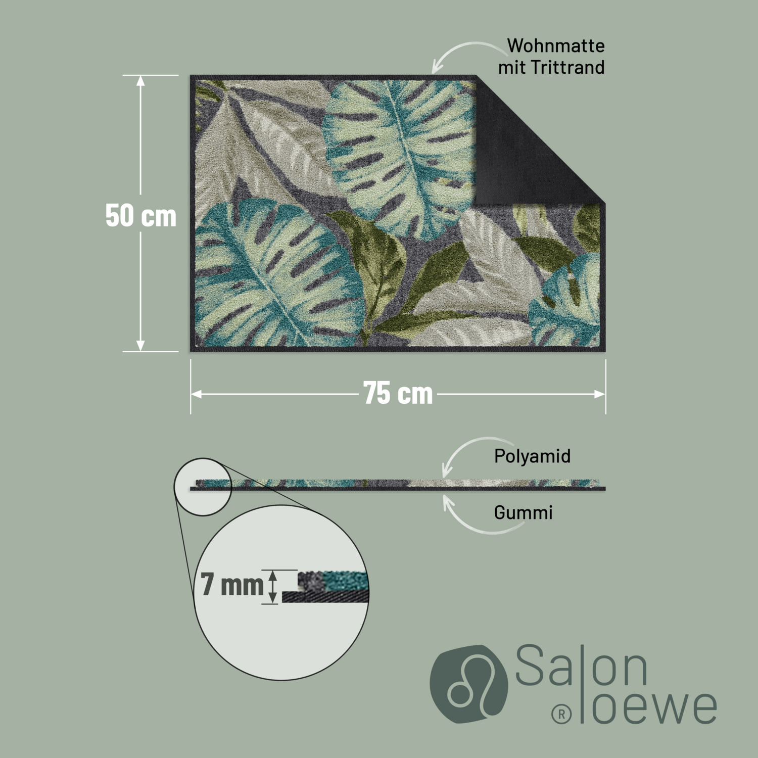 salonloewe-coco-anthrazit-eingangsmatte-50-x-75-cm image 4