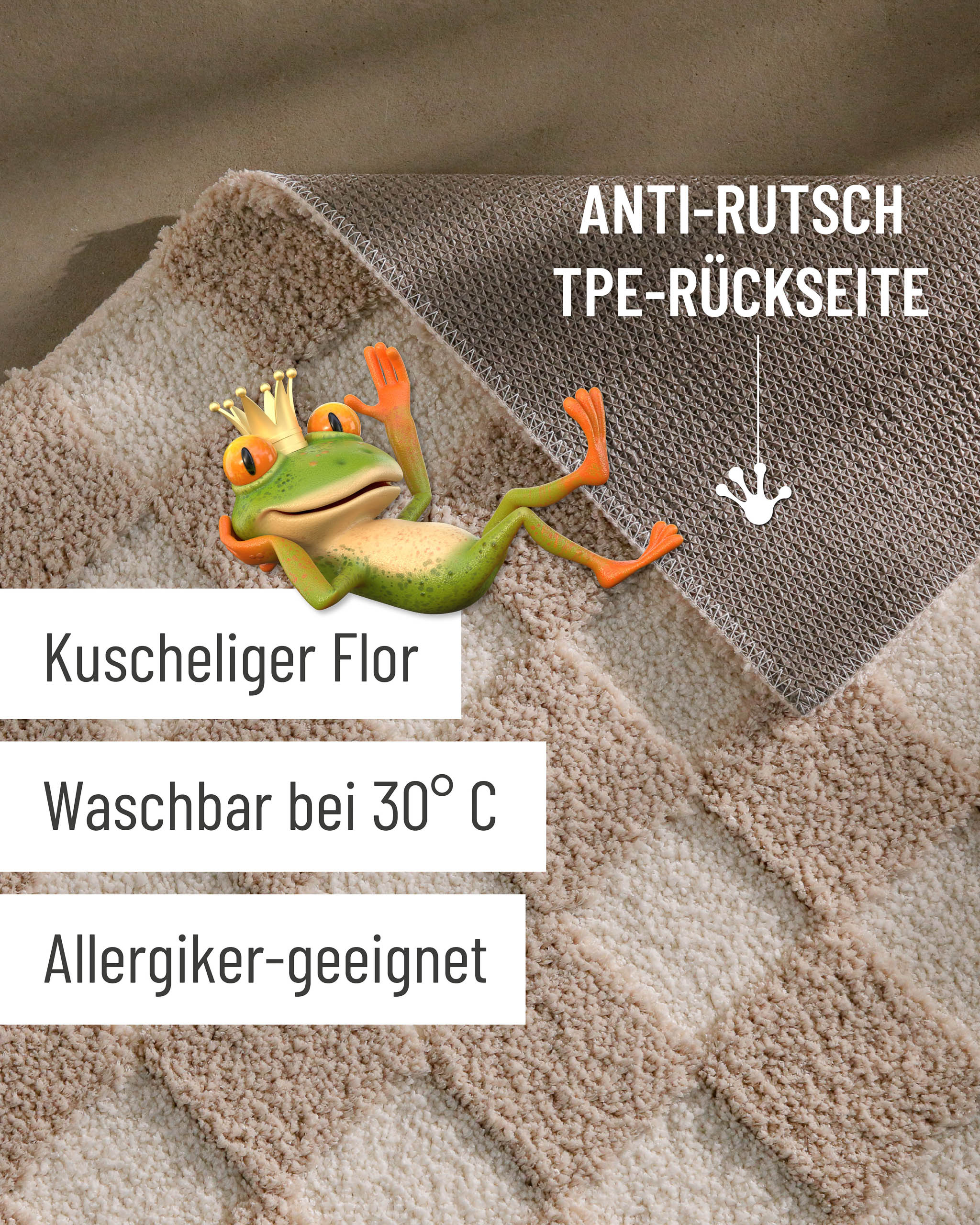 weconhome-bathking-badteppich-bobbi-beige-schachbrett image 3