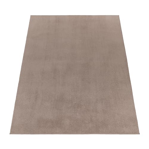 paco-home-badezimmerteppich-badematte-braun-40x55-cm-waschbar-rutschfest-flausch image 7