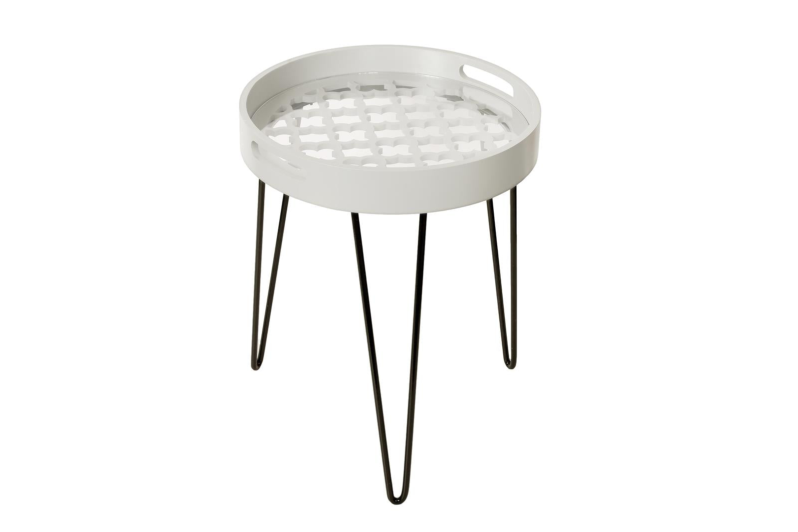 kayoom-river-110-runder-beistelltisch-mit-glasplatte-und-metallbeinen image 4