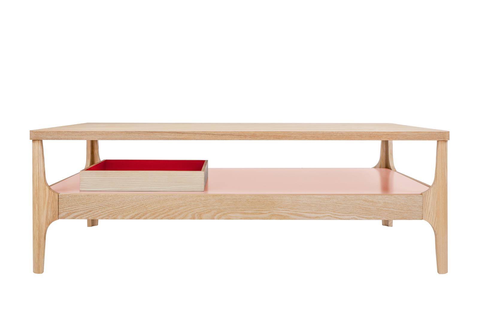 kayoom-kaffeetisch-addison-iii-mdf-mit-esche-furnier-massivholzbeine-esche-rosa- image 2