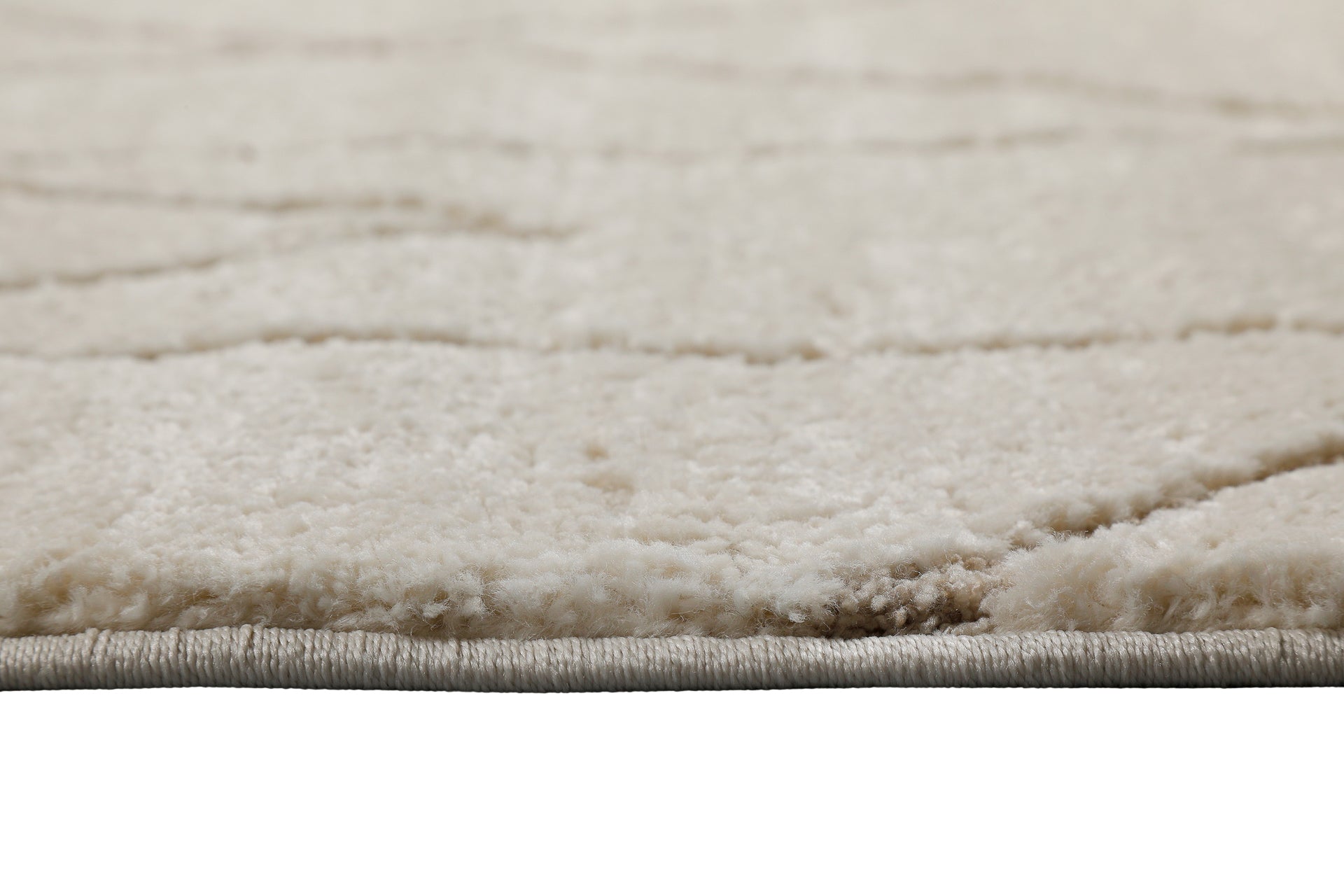 weconhome-kurzflor-teppich-pelle-creme-beige-rauten image 5