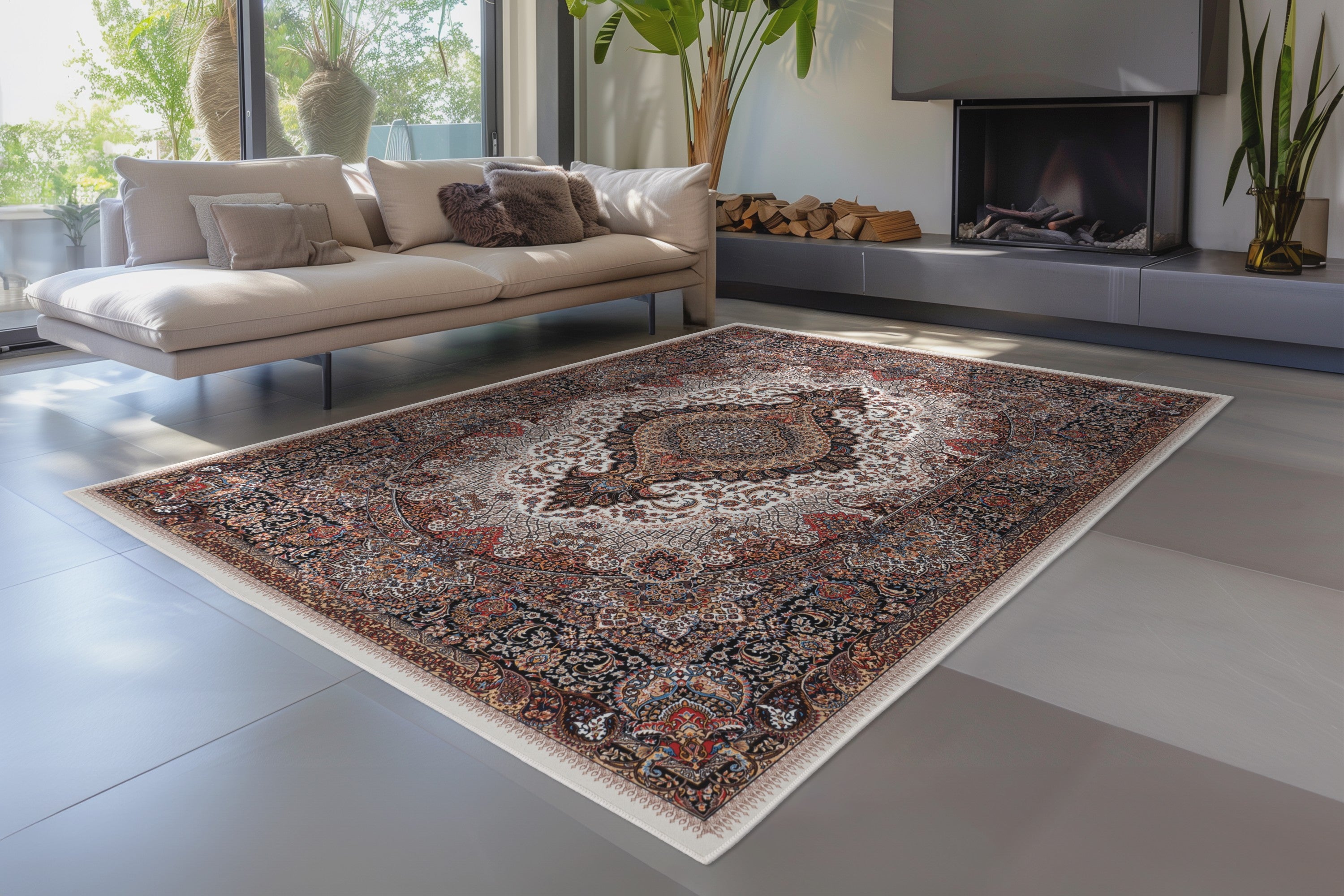 kayoom-security-125-kurzflorteppich-multi image 3